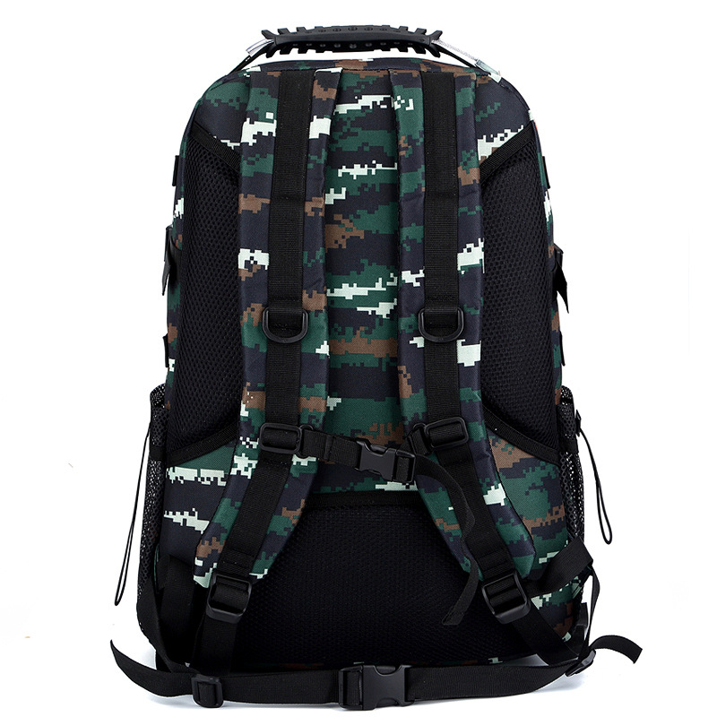Camouflage Waterproof Nylon Outdoor Camping Backpack - Image 3