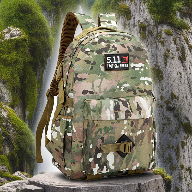 Aplon Camo Tactical Backpack - Waterproof & Durable Outdoor Volume Bag for Mountaineering & Computer Storage
