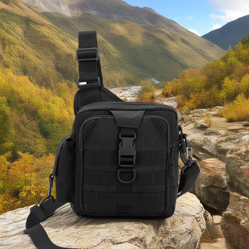 Camouflage Tactical Waist Bag - Multi-Purpose Outdoor Men's Crossbody Shoulder Bag for Sports, Mountaineering & Travel