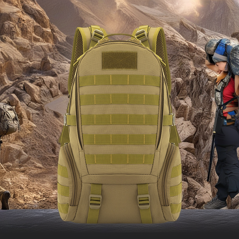 Camouflage Tactical Hiking Backpack - Large Capacity Multifunctional Outdoor Bag