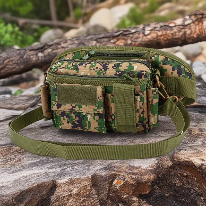 Camouflage Tactical Detachable 3-in-1 Waist Bag - Outdoor Adventure & Sports