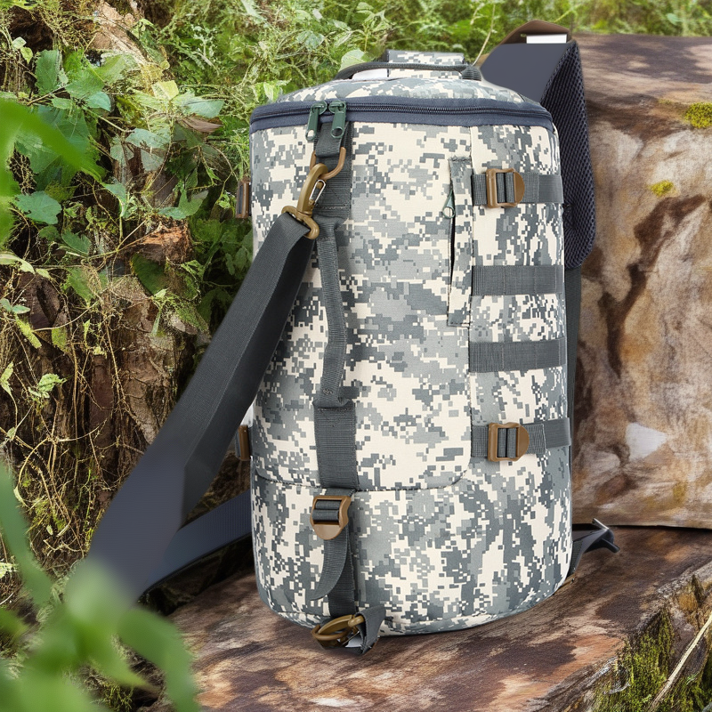 Aplon Camo Explorer Large Capacity Outdoor Backpack - Versatile Crossbody Travel Handbag