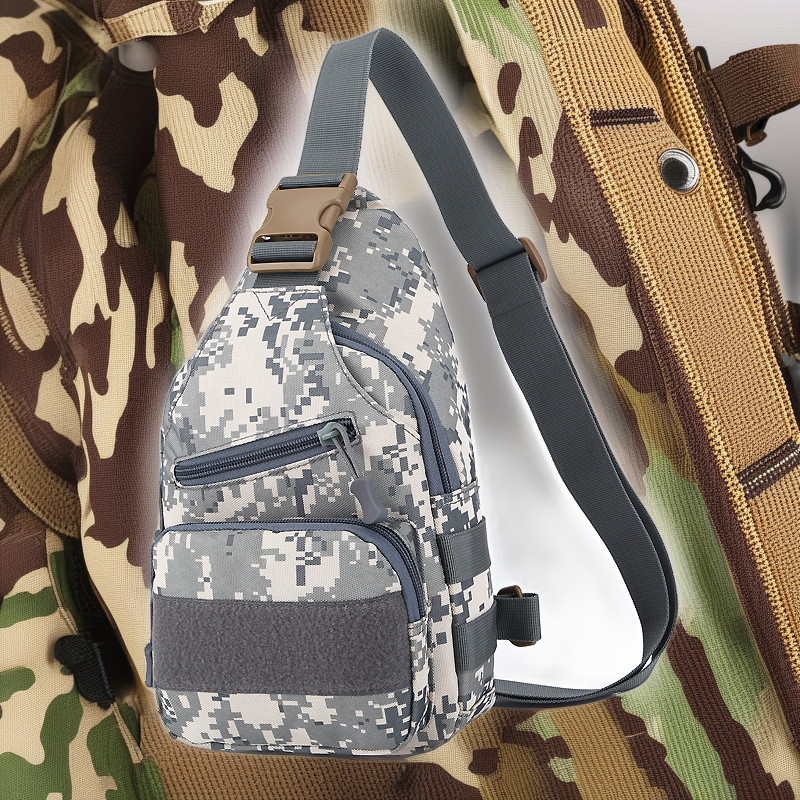 Aplon Camouflage Tactical Chest Bag - Multi-Purpose Shoulder & Crossbody Outdoor Mountaineering Bag for Men