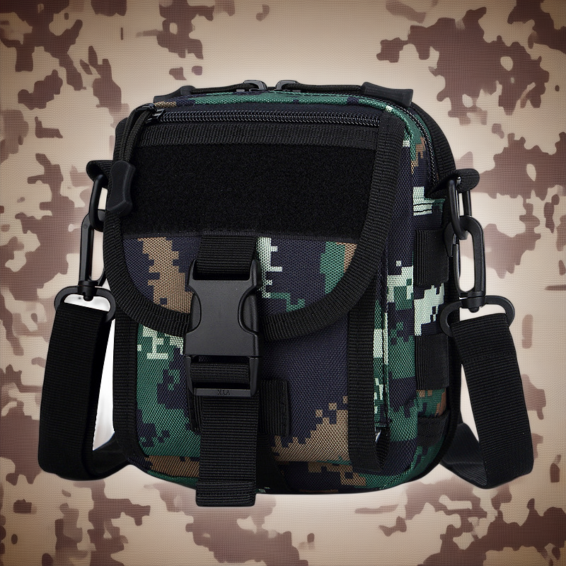 Camouflage Tactical Waist Bag - Large Screen Phone Compatible, Multi-Purpose Outdoor Sports Satchel