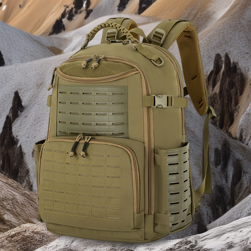 Camouflage Multi-Functional Tactical Mountaineering Backpack - Large Capacity & Breathable Design