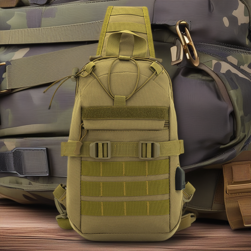 Aplon Camouflage Tactical Anti-Theft Crossbody Chest Bag - Ultimate Outdoor & Sports Companion
