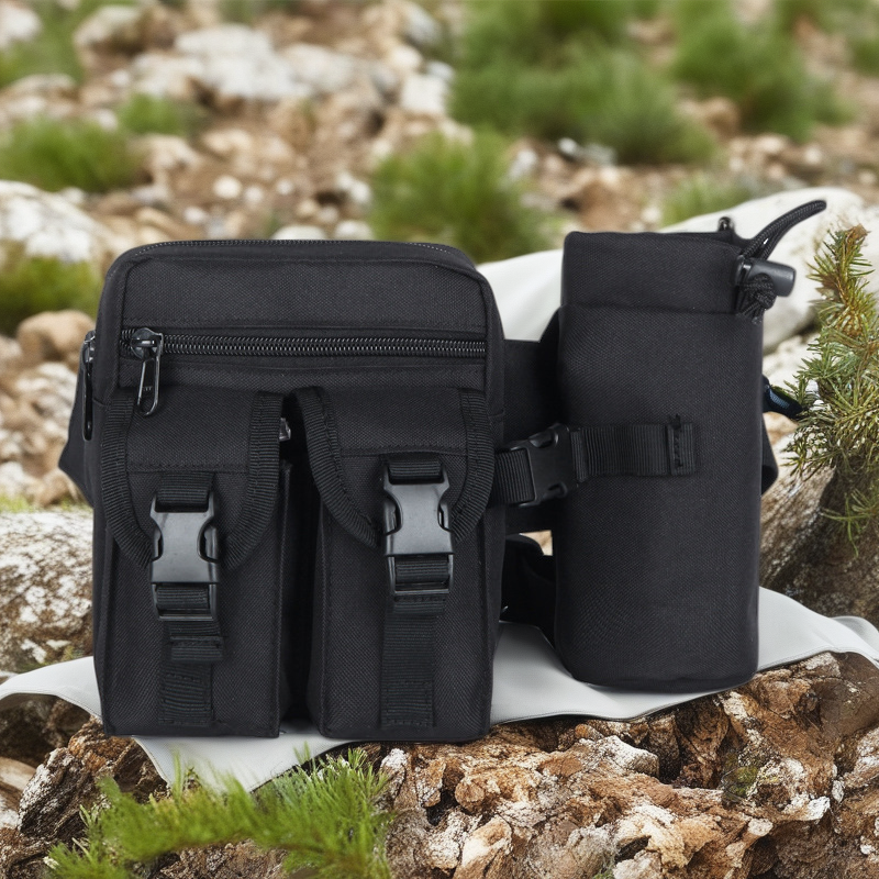 Men's Camouflage Tactical Waist Bag - Waterproof Multi-Purpose Outdoor Sports Gear