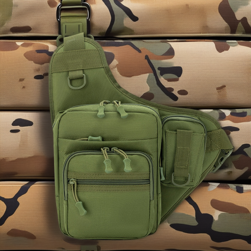 Camouflage Tactical Small Saddle Leg Bag - Multifunctional Crossbody Bag for Outdoor Travel, Sports, and Fishing